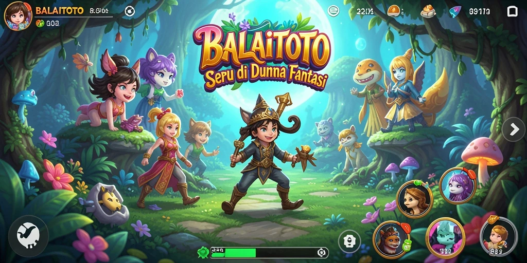 Gameplay seru BALAITOTO di dunia fantasi yang memukau.