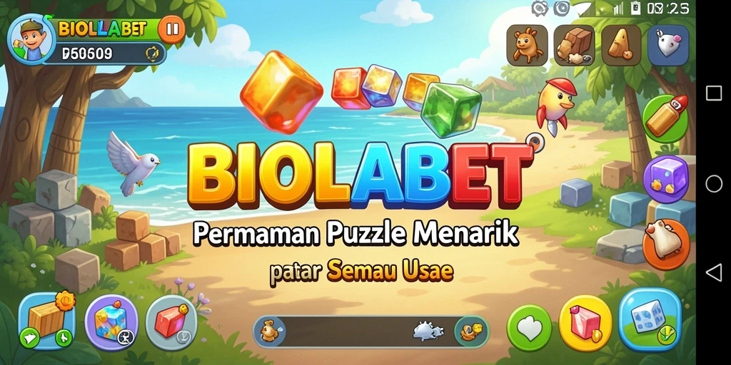 Tampilan gameplay menarik di BIOLABET dengan berbagai teka-teki.