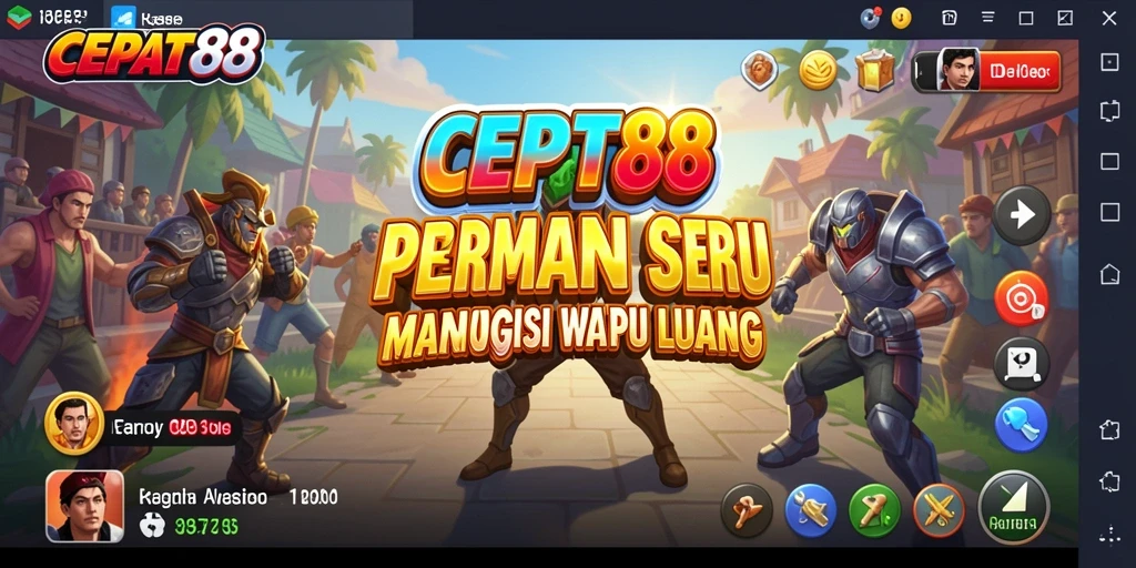 Tampilan gameplay seru dari CEPAT88, penuh warna dan tantangan menarik.