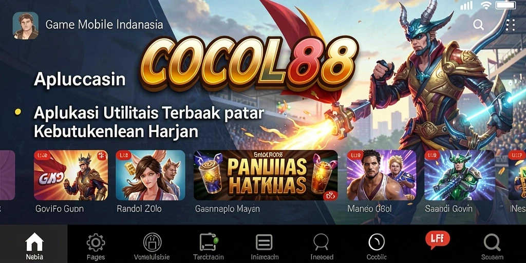 Tampilan antarmuka COCOL88 yang sederhana dan fungsional.