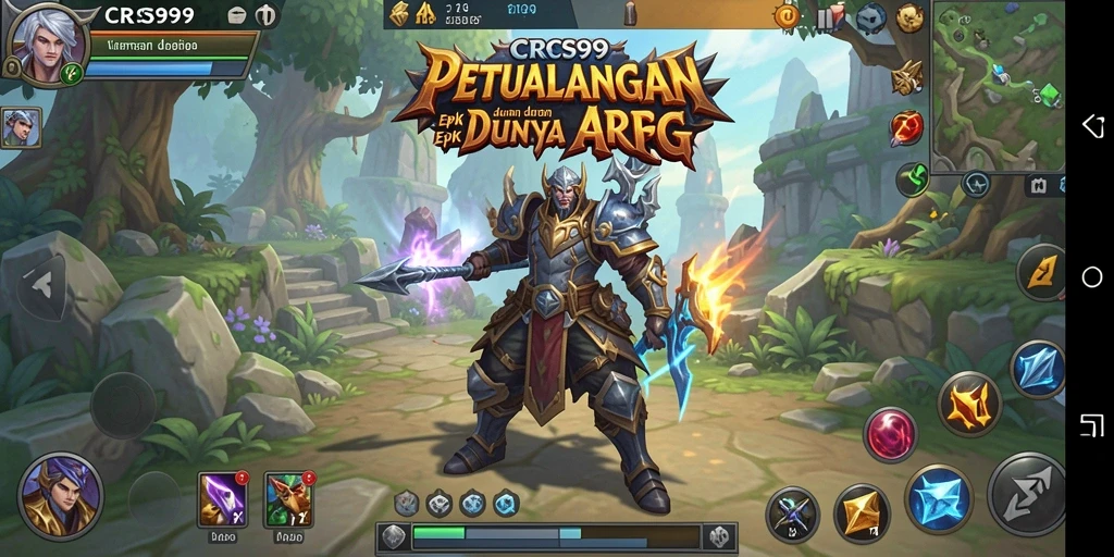 Tampilan aksi gameplay yang seru dalam CRS99 menunjukkan pertarungan epik.