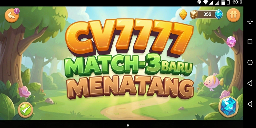 Tampilan permainan CV777 yang seru dan menantang dalam genre Match-3.