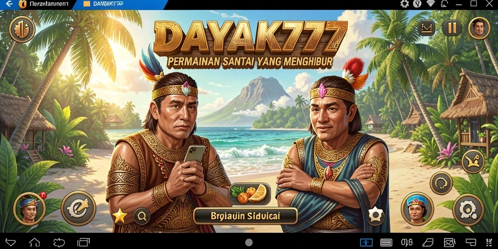 Tampilan gameplay <strong>DAYAK777</strong> yang menyenangkan dan mengasyikkan.