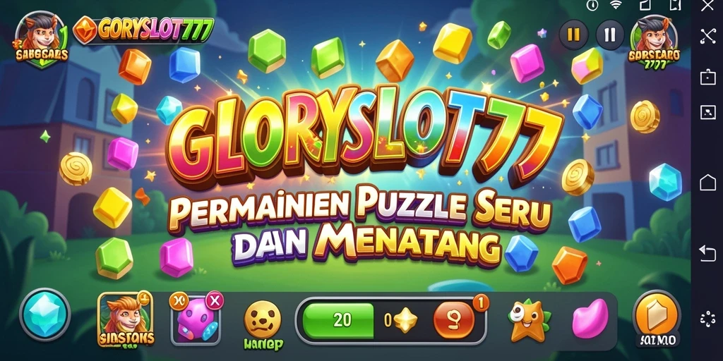 Tangkapan layar gameplay GLORYSLOT777 yang menampilkan tantangan Puzzle.