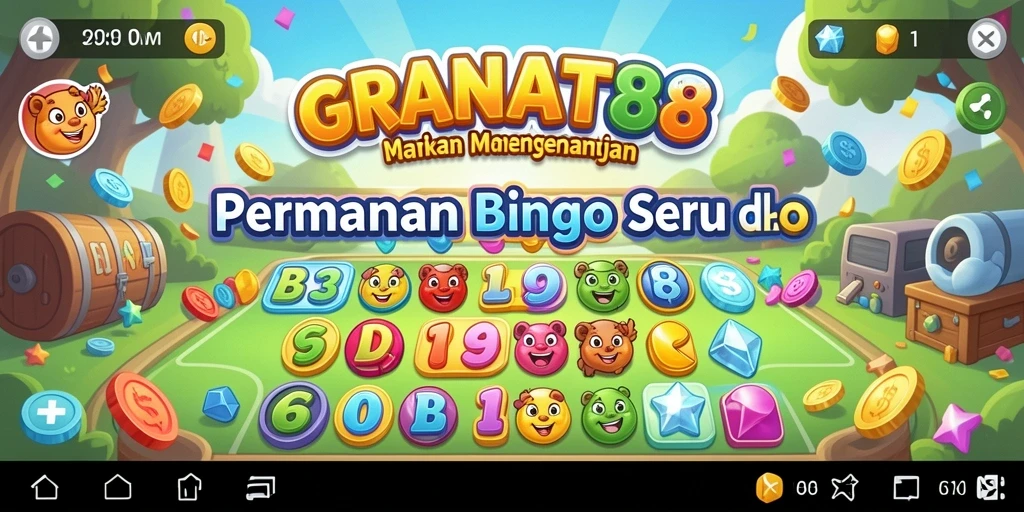 Tangkapan layar menampilkan gameplay seru dalam permainan Bingo GRANAT88.