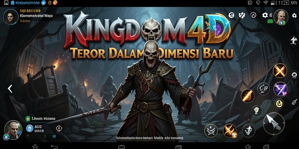 Tampilan gameplay KINGDOM4D yang penuh ketegangan dan teror.