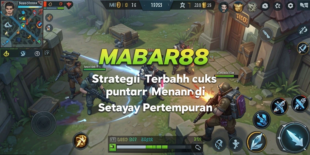 Tangkapan layar menampilkan pertempuran strategis di MABAR88 dengan unit yang beragam.