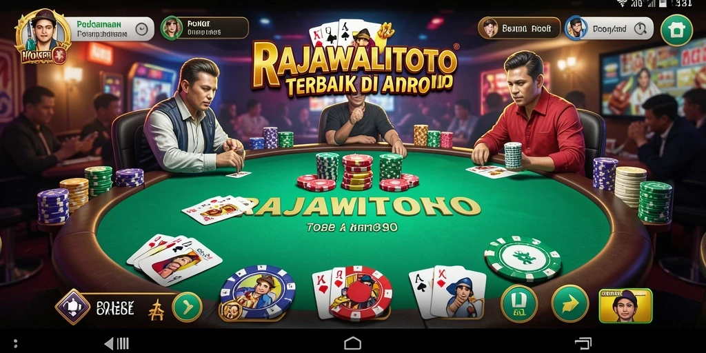 Screenshot gameplay RAJAWALITOTO menampilkan turnamen poker yang seru dan penuh aksi.