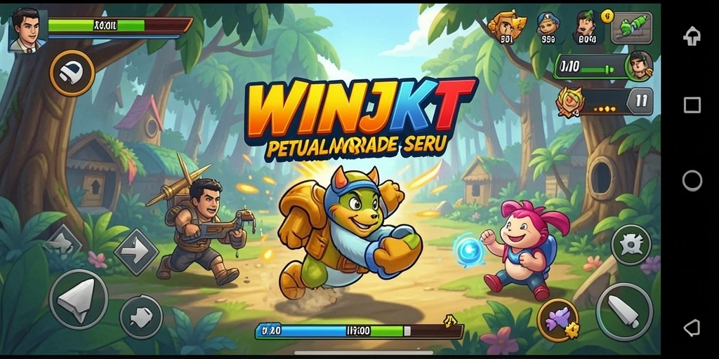 Screenshot gameplay WINJKT yang menunjukkan aksi seru di dalam game.